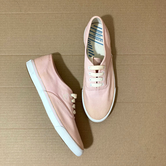 Vintage PINK Liz Claiborne Oxford Shoes - 90's Pink Sneakers - Women's 7N - Picture 2 of 10